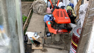 クボタ管理機　TMA21　オイル漏れ